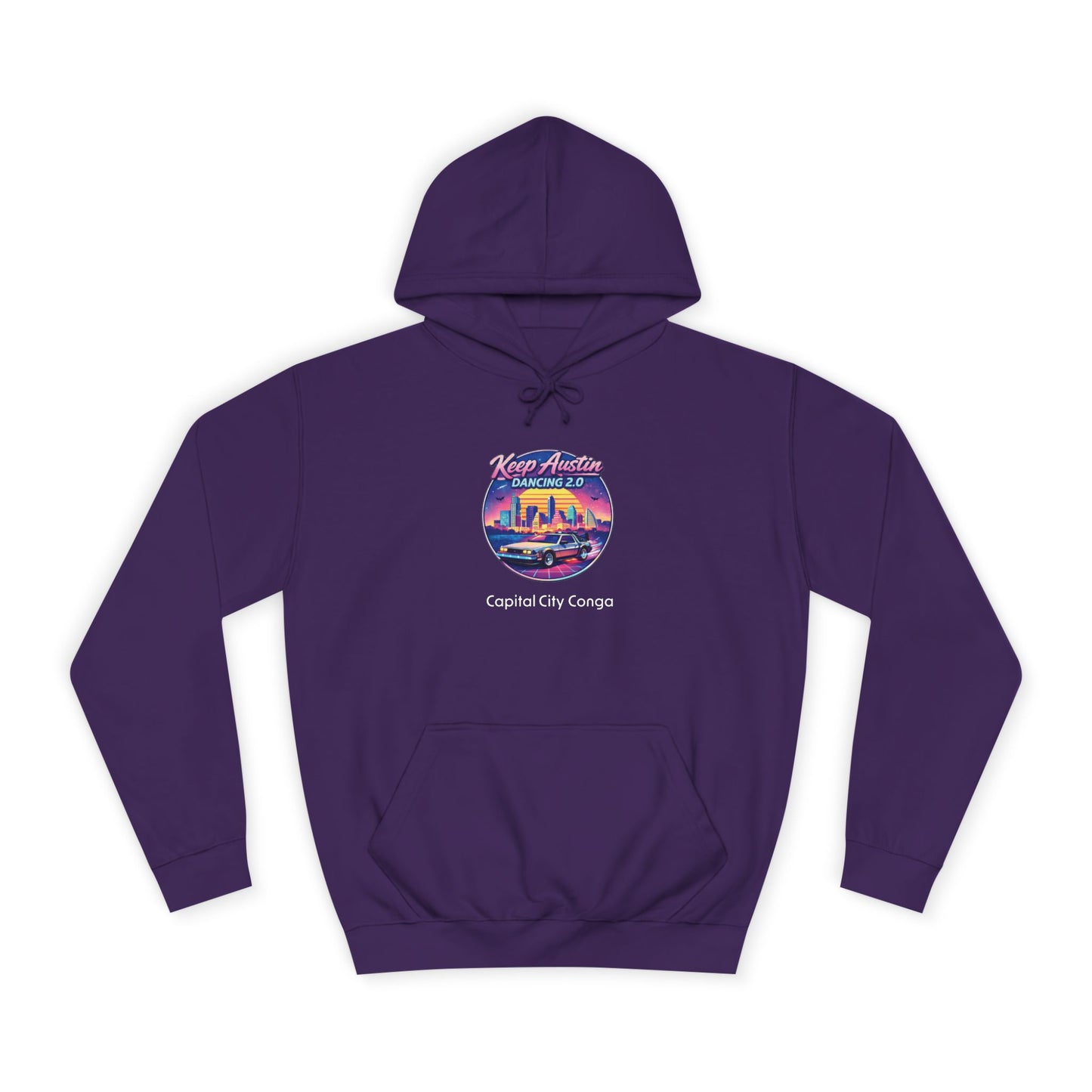 Capital City Hoodie — Retro 'Keep Austin Dancing 2.0'