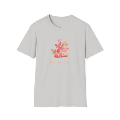 Miami Pink Coral Soft T-Shirt