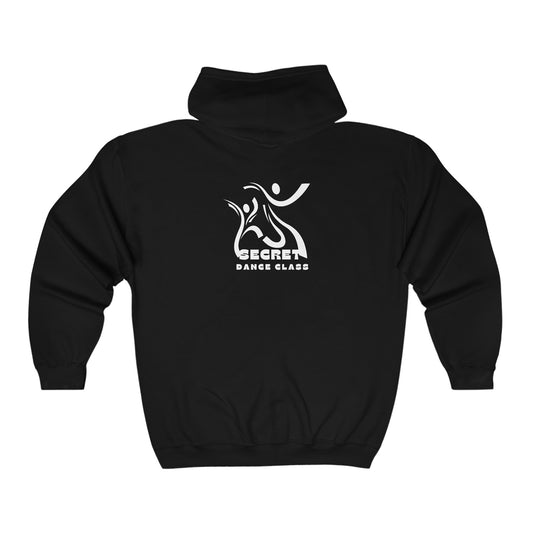 Secret Collection  Back Printing Full Zip Hooded Sweatshirt