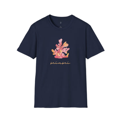 Miami Pink Coral Soft T-Shirt