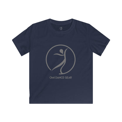 Omi Dance Gear Gray Kids Softstyle Tee