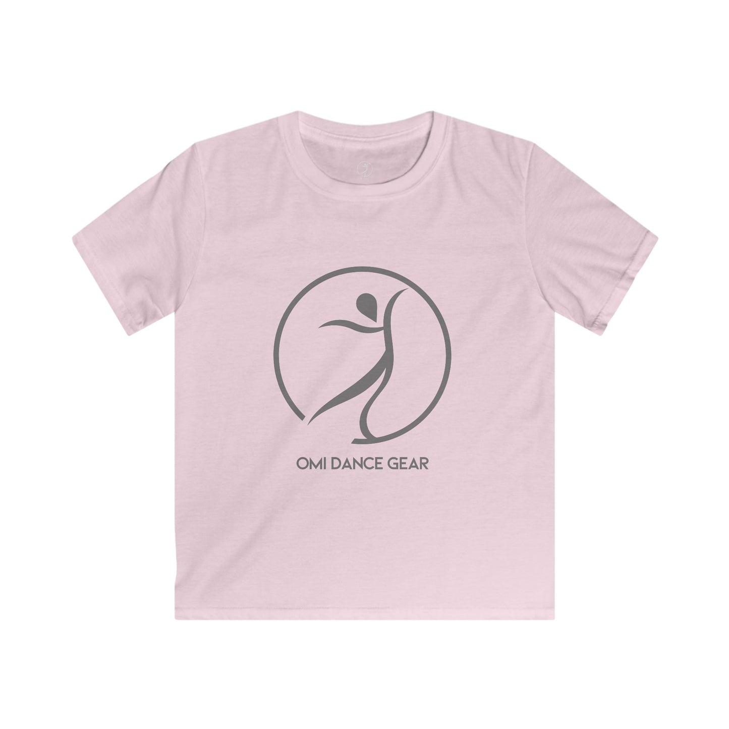Omi Dance Gear Gray Kids Softstyle Tee