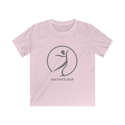 Omi Dance Gear Gray Kids Softstyle Tee