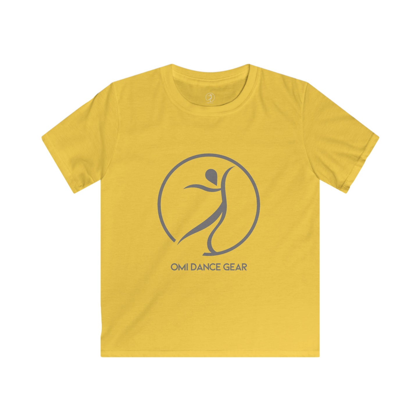 Omi Dance Gear Gray Kids Softstyle Tee