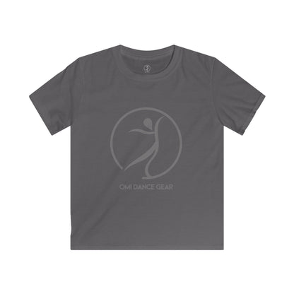 Omi Dance Gear Gray Kids Softstyle Tee