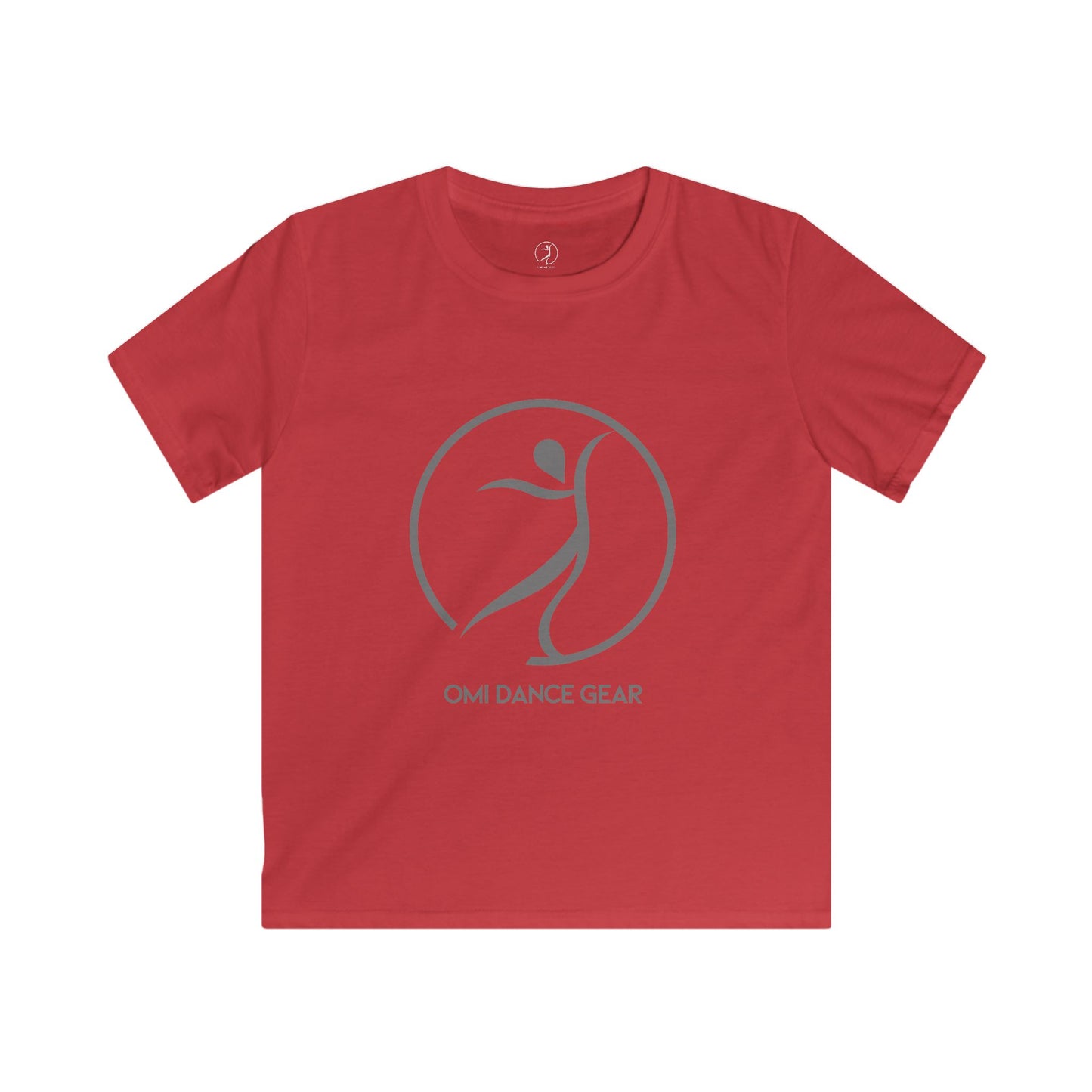 Omi Dance Gear Gray Kids Softstyle Tee