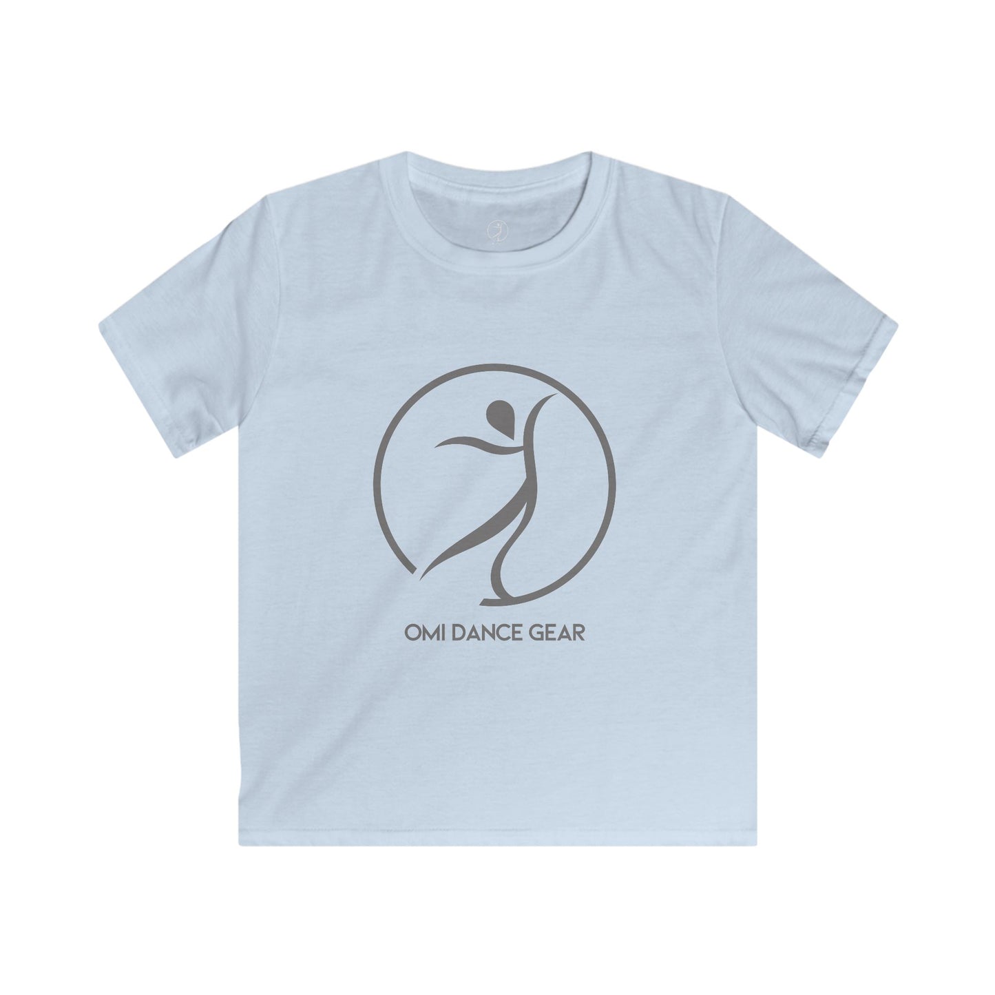 Omi Dance Gear Gray Kids Softstyle Tee