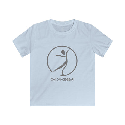 Omi Dance Gear Gray Kids Softstyle Tee