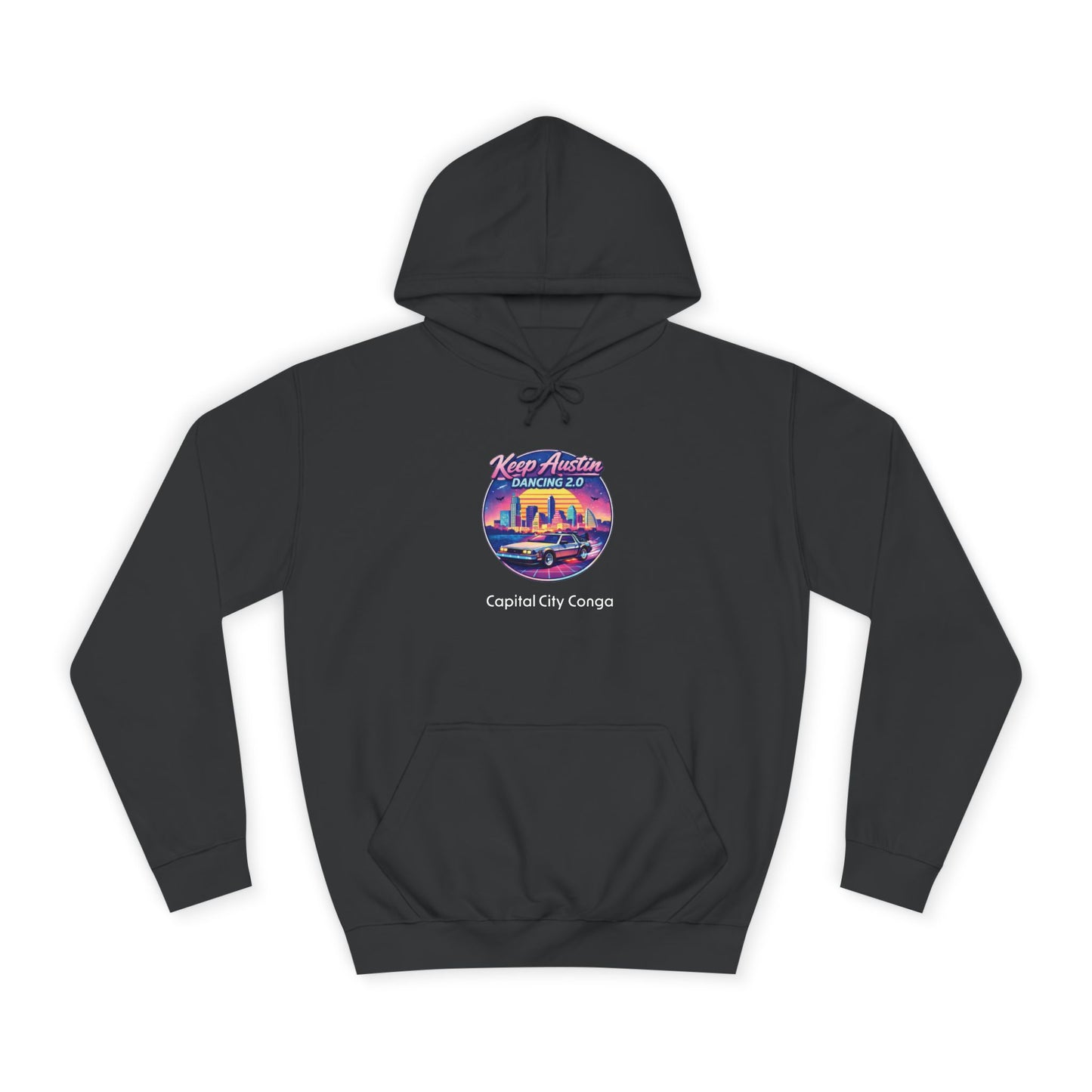 Capital City Hoodie — Retro 'Keep Austin Dancing 2.0'