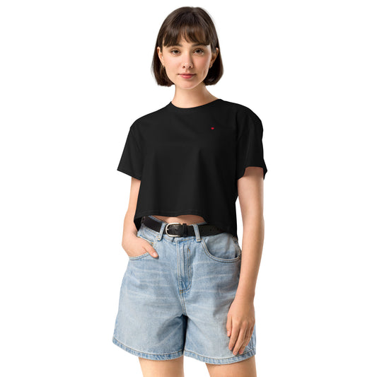 Heart Women’s crop top Printful