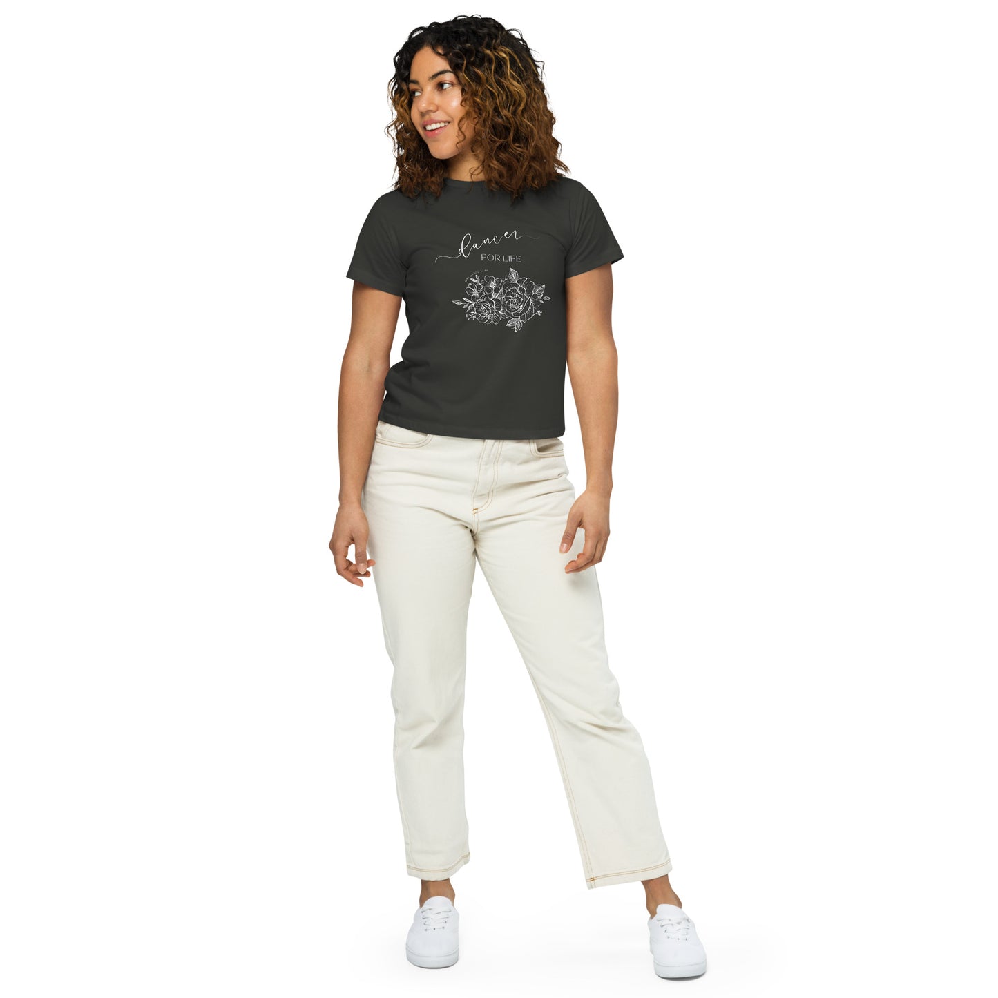 Women’s high-waisted t-shirt